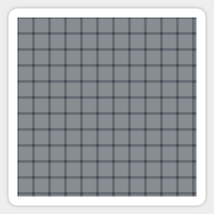 Gray Plaid Sticker